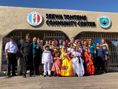 The new Seewa Tomteme Outreach Center will provide behavioral health services, afterschool programs, a community closet and pantry and more for Pascua Yaqui Tribe members and their families. The new Seewa Tomteme Outreach Center will provide behavioral health services, afterschool programs, a community closet and pantry and more for Pascua Yaqui Tribe members and their families.