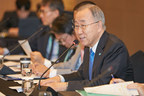 M. Ban Ki-moon, 8ème Secrétaire général des Nations Unies, réélu en tant que président de l'assemblée et président du conseil du GGGI