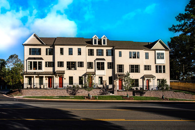 The Somerset townhome, offering a versatile 3-bedroom layout at Sherwood Crossing in sought-after Duluth.