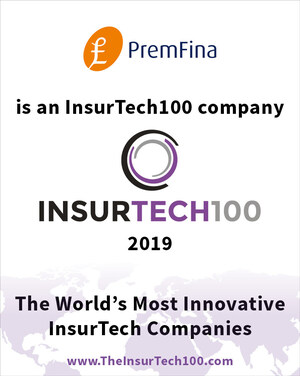 PremFina Named Among FinTech Global's Top InsurTech 100 Companies