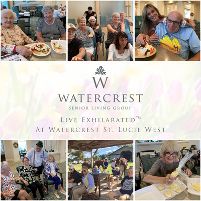 Residents at Watercrest St. Lucie West Assisted Living and Memory Care enjoy pursuing their unique interests and passions through Watercrest's newly launched Live Exhilarated program