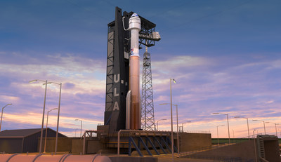 This illustration shows Boeing’s CST-100 Starliner spacecraft atop a United Launch Alliance Atlas V rocket at Space Launch Complex 41 at Cape Canaveral Air Force Station (CCAFS) in Florida. The spacecraft is being prepared for Boeing’s Orbital Flight Test to the International Space Station Dec. 17, 2019, as part of NASA’s Commercial Crew Program. Credit: Boeing This illustration shows Boeing’s CST-100 Starliner spacecraft atop a United Launch Alliance Atlas V rocket at Space Launch Complex 41 at Cape Canaveral Air Force Station (CCAFS) in Florida. The spacecraft is being prepared for Boeing’s Orbital Flight Test to the International Space Station Dec. 17, 2019, as part of NASA’s Commercial Crew Program. Credit: Boeing