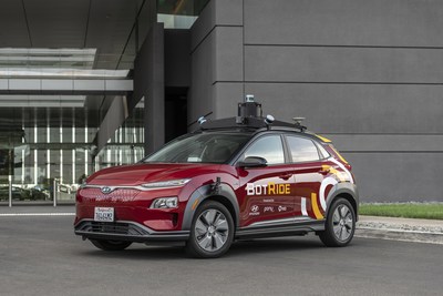 Hyundai, in collaboration with Pony.ai and Via, today unveiled BotRide, a shared, on-demand, autonomous vehicle service operating on public roads. Starting today, a fleet of self-driving Hyundai KONA Electric SUVs will provide a free ride-sharing service to the local community of Irvine, California. BotRide will run from November 4, 2019 through January 31, 2020 as part of the pilot phase of the program.