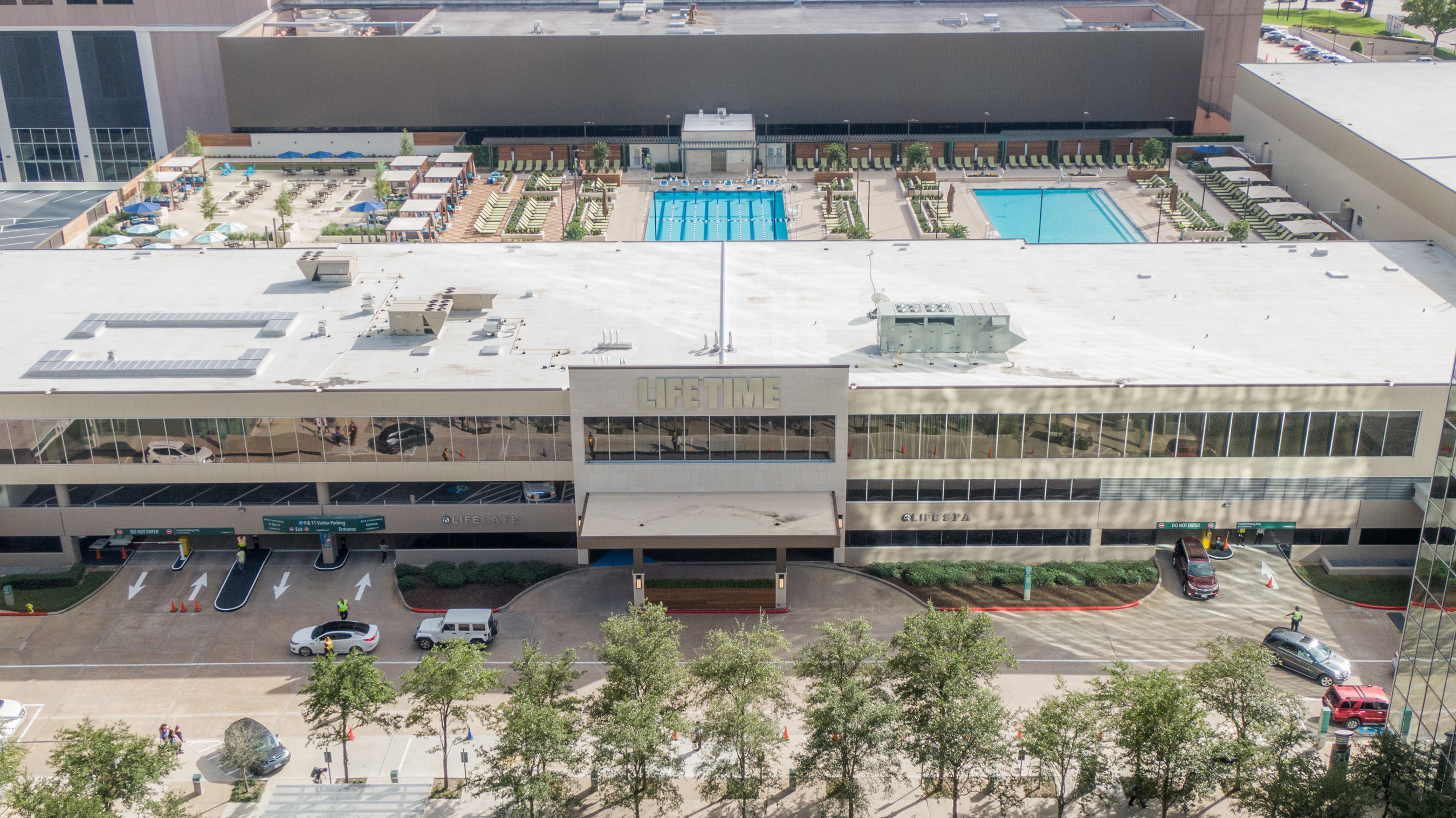 Athletic Resort Features Rooftop Pool