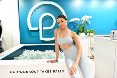 Olivia Culpo celebrating the launch of P.volve's new NYC studio Olivia Culpo celebrating the launch of P.volve's new NYC studio