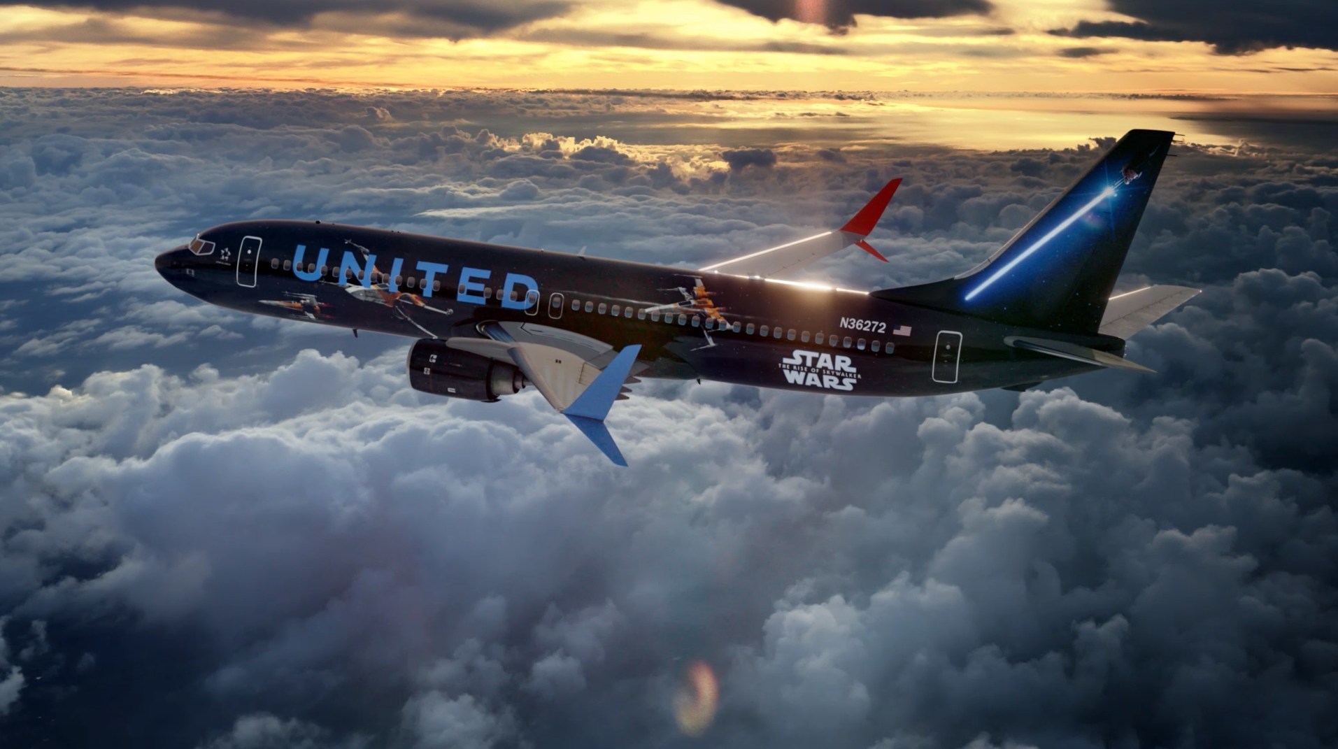 Fly the Friendly Galaxy: United Airlines Joins Forces with Star Wars: The Rise of Skywalker to Offer Customers Unforgettable Star Wars Experiences