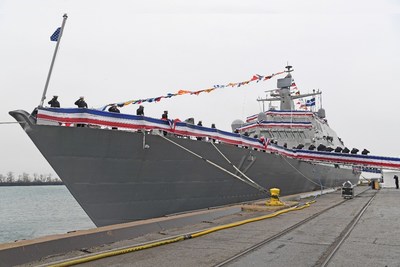Indianapolis (LCS 17) enters active service in the U.S. Navy fleet. Indianapolis (LCS 17) enters active service in the U.S. Navy fleet.