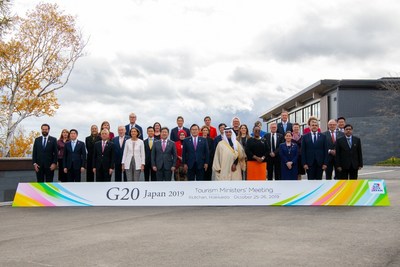 Tourism Ministers and Delegates meet at G20 Japan 2019 Tourism Ministers Meeting (PRNewsfoto/Saudi Commission for Tourism)