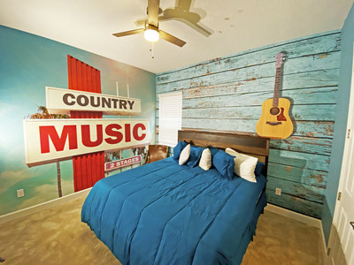 Country Music Room located in our Music City themed vacation home.