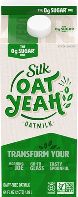 Silk Oat Yeah 0G Sugar (PRNewsfoto/Silk)