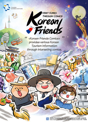 MARU Changjakso Inc., a Korea Tourism Organization certified Tourism Business Venture, launches webcomics 'Korean Friends'