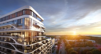 Visualisation – Hotel Baltic Wave, view of the luxurious 2-storeys apartments. (PRNewsfoto/Baltic Wave Sp. z o.o.)