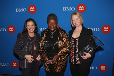 BMO Celebrating Women 2019 Milwaukee honorees, Linda Gorens-Levey, Thelma A. Sias and Erica Elia (CNW Group/BMO Harris Bank) BMO Celebrating Women 2019 Milwaukee honorees, Linda Gorens-Levey, Thelma A. Sias and Erica Elia (CNW Group/BMO Harris Bank)