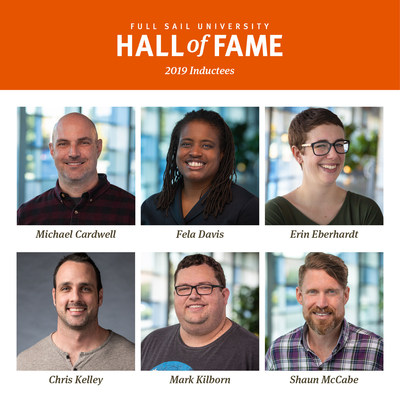 Full Sail University is proud to announce the 2019 Full Sail University Hall of Fame induction class comprised of six graduates recognized for outstanding contributions to the world of entertainment, technology, media, and the arts. The induction of this new class of honorees will occur during Full Sail’s 11th Annual Hall of Fame Week, scheduled to be held March 8-13, 2020.