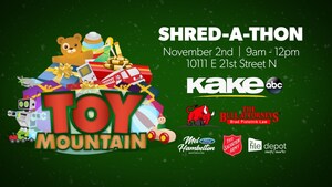 Brad Pistotnik Law Sponsors Toy Mountain With The Salvation Army And KAKE-TV