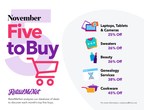 RetailMeNot's 5 to Buy in November