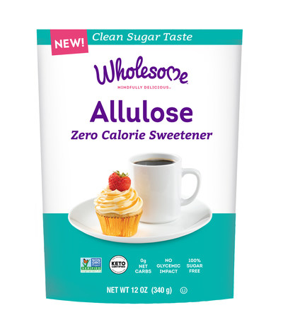 The sweetness experts at Wholesome Sweeteners have introduced Wholesome Allulose, an exciting new natural ingredient that offers zero-calorie sweetness with no net carbohydrates or glycemic impact.