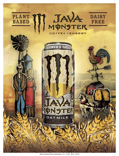 Java Monster Releases First Oatmilk Energy Drink That is 100% Vegan