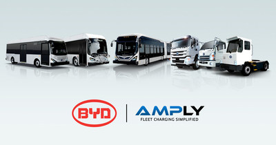 BYD and AMPLY Launch Preferred Partnership For Electric Vehicle Charging Infrastructure and Energy Services