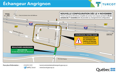 Ouverture Angrignon – 4 novembre (Groupe CNW/Ministère des Transports)