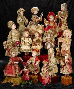 The Legendary Doll Collection Of American Heiress Huguette Clark Announced For Auction.