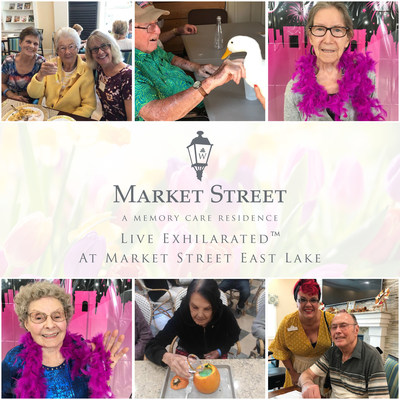 Residents of Market Street Memory Care Residence East Lake are exploring their passions and interests by engaging in Watercrest Senior Living's newly implemented Live Exhilarated program, which focuses on personal wholeness.