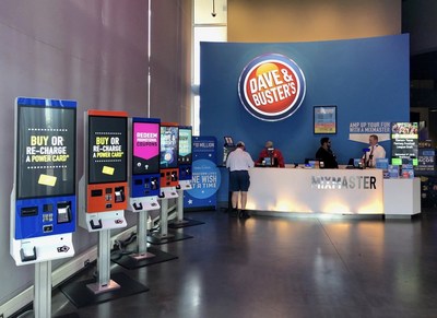Diebold Nixdorf's newest K-two interactive kiosks are designed to provide Dave & Buster's customers with a more enhanced, efficient and engaging experience while they 