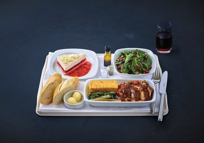 Air Transat's Gourmet menu by Daniel Vezina (CNW Group/Transat A.T. Inc.)