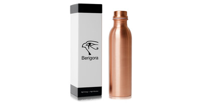 Berigora's pure copper water bottle - Available on Amazon.com. (CNW Group/Berigora)