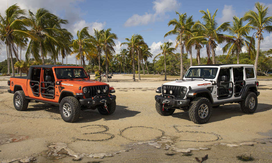 New Jeep® Wrangler and Gladiator “Three O Five” Edition Models Debut at Miami Auto Show