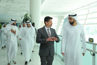 Medical Tourism Association Co-Founder Jonathan Edelheit speaks with H.E. Saif Saeed Ghobash, Undersecretary of the Department of Culture and Tourism – Abu Dhabi, during the 12th Annual World Medical Tourism & Global Healthcare Congress. After hosting the Congress in the United States for 11 years, the MTA moved its flagship event to Abu Dhabi in 2019.
