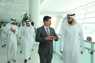 Medical Tourism Association Co-Founder Jonathan Edelheit speaks with H.E. Saif Saeed Ghobash, Undersecretary of the Department of Culture and Tourism – Abu Dhabi, during the 12th Annual World Medical Tourism & Global Healthcare Congress. After hosting the Congress in the United States for 11 years, the MTA moved its flagship event to Abu Dhabi in 2019. Medical Tourism Association Co-Founder Jonathan Edelheit speaks with H.E. Saif Saeed Ghobash, Undersecretary of the Department of Culture and Tourism – Abu Dhabi, during the 12th Annual World Medical Tourism & Global Healthcare Congress. After hosting the Congress in the United States for 11 years, the MTA moved its flagship event to Abu Dhabi in 2019.