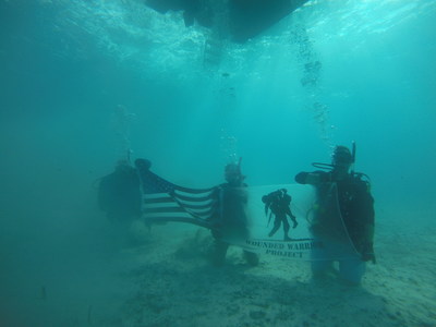 Wounded Warrior Project connects veterans through events like this scuba dive to combat PTSD and other invisible wounds of war. WWP's just-released 10th Annual Warrior Survey found more than 80% of veterans registered with the charity live with the symptoms of PTSD. Wounded Warrior Project connects veterans through events like this scuba dive to combat PTSD and other invisible wounds of war. WWP's just-released 10th Annual Warrior Survey found more than 80% of veterans registered with the charity live with the symptoms of PTSD.