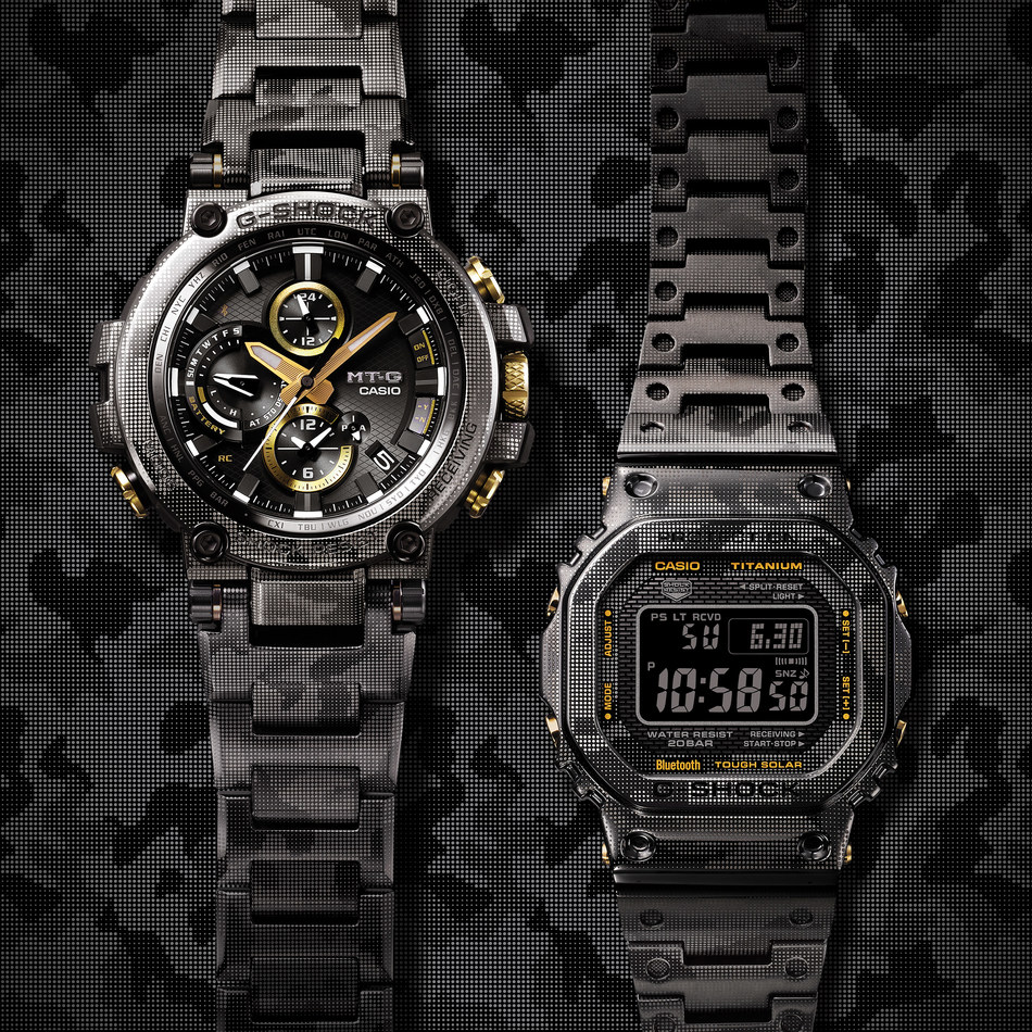 Casio G Shock Unveils Limited Edition Metal Timepieces In New Camouflage Print