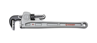 New pipe wrenches from Crescent Tools give tradespeople better access in tight spaces and improved comfort on their hands.