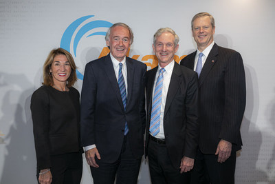 Akamai Technologies, Inc. (NASDAQ: AKAM), the intelligent edge platform for securing and delivering digital experiences, celebrated the opening of its new global headquarters in Kendall Square, Cambridge, MA. The ribbon-cutting ceremony featured Lt. Governor Karyn Polito, Senator Edward Markey, Dr. Tom Leighton, co-founder and chief executive officer of Akamai, and Governor Charlie Baker. The 19-story building is home to 1,800 employees.