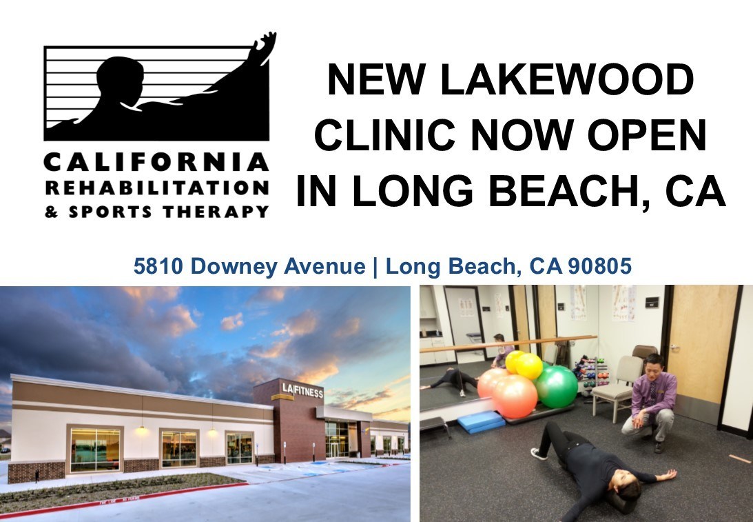 Physical Rehabilitation Network Opens a New Clinic in Long Beach, CA, Under the California Rehabilitation &amp; Sports Therapy Brand