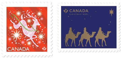 Holiday stamps (CNW Group/Canada Post)