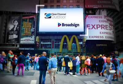 Clear Channel Outdoor and Broadsign team up to offer digital media buyers even wider access to digital out-of-home inventory available programatically.