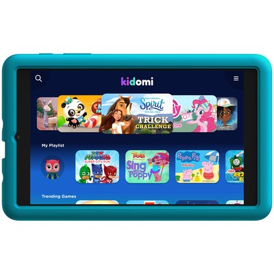 The Alcatel JOY TAB KIDS offers a fun and educational Android tablet experience for children (PRNewsfoto/Alcatel)