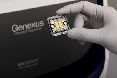Thermo Ion Torrent Genexus Sequencer  instrument. On location. 