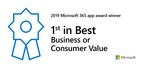 Nintex Wins 1st Place in Microsoft 365 App Awards
