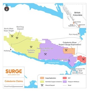 Surge Acquires Additional Claims Nearby the Recently Optioned Caledonia Project in British Columbia, Canada
