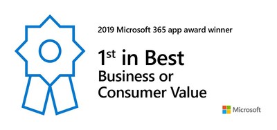 Microsoft has awarded Nintex Forms for Office 365 with a 1st Place award for Most Business or Consumer Value in this year’s Microsoft 365 App Awards. 