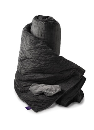 Purple Debuts An Exclusive Weighted Blanket And Sleep Mask Created In Partnership With Gravity