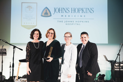 A team from The Johns Hopkins Hospitals accepts its award for earning Gold Certification for Excellence in Person-Centered Care from Planetree International A team from The Johns Hopkins Hospitals accepts its award for earning Gold Certification for Excellence in Person-Centered Care from Planetree International