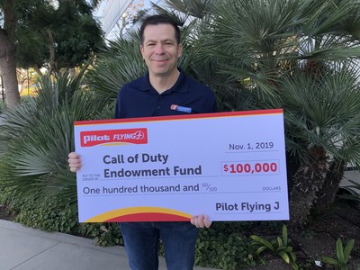 In appreciation of its many veteran team members and guests, Pilot Flying J donated $100,000 to the Call of Duty Endowment to help veterans transition to successful careers after the military.