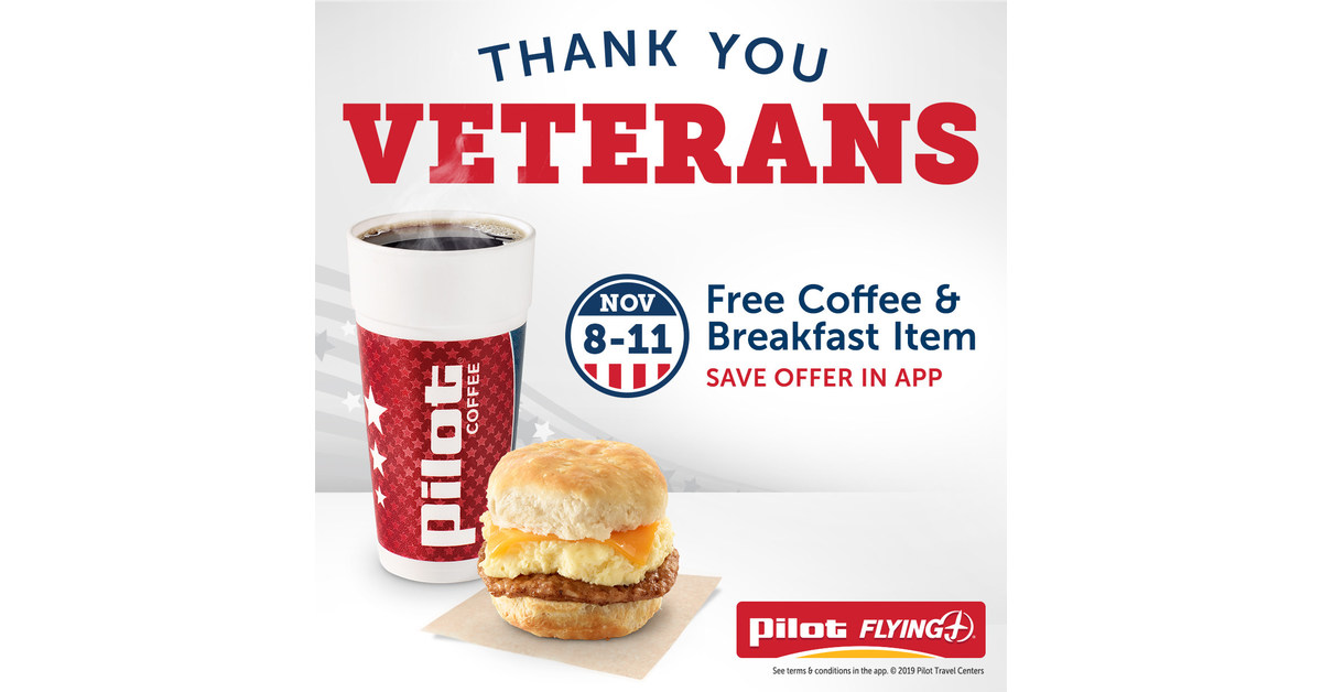Pilot Flying J Thanks All Who Served with Free Breakfast and Donation