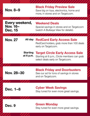 Target Introduces HoliDeals and Unveils Biggest Black Friday Yet with Two-Day Preview Sale and Expanded Early Access