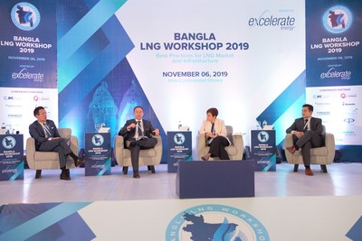 Panel discussion at the Bangla LNG Workshop 2019 hosted by Excelerate Energy in Dhaka.